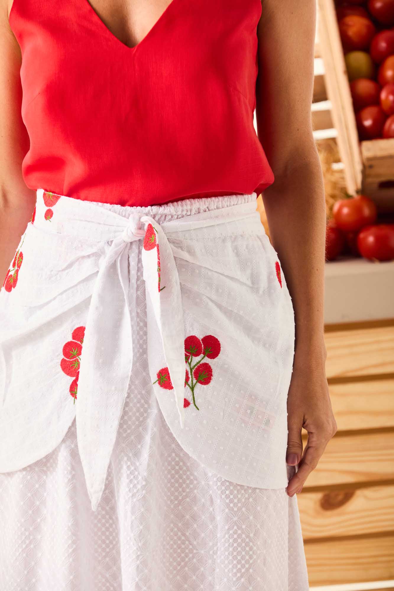 Pomodorino Laise Skirt