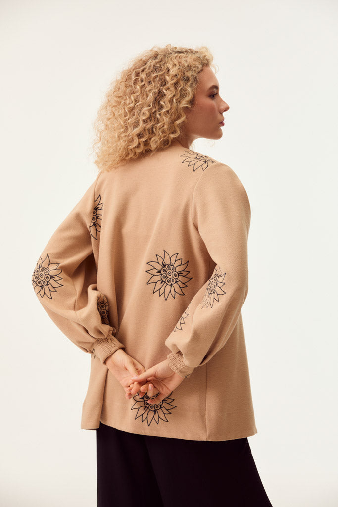 Comfy Embroidered Cardigan
