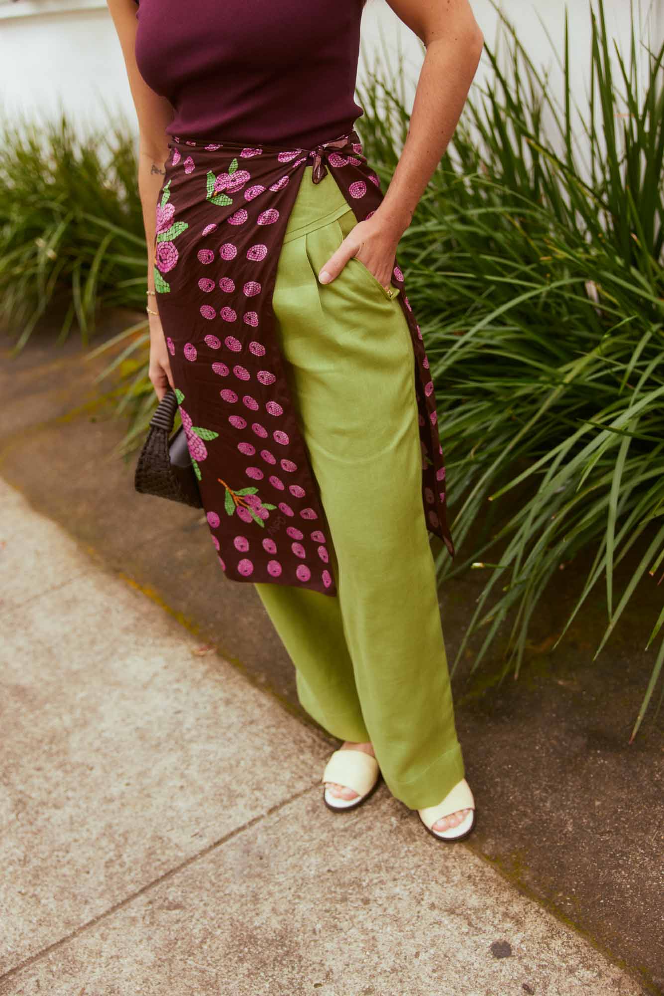 Calça Pala Verde Oliveira