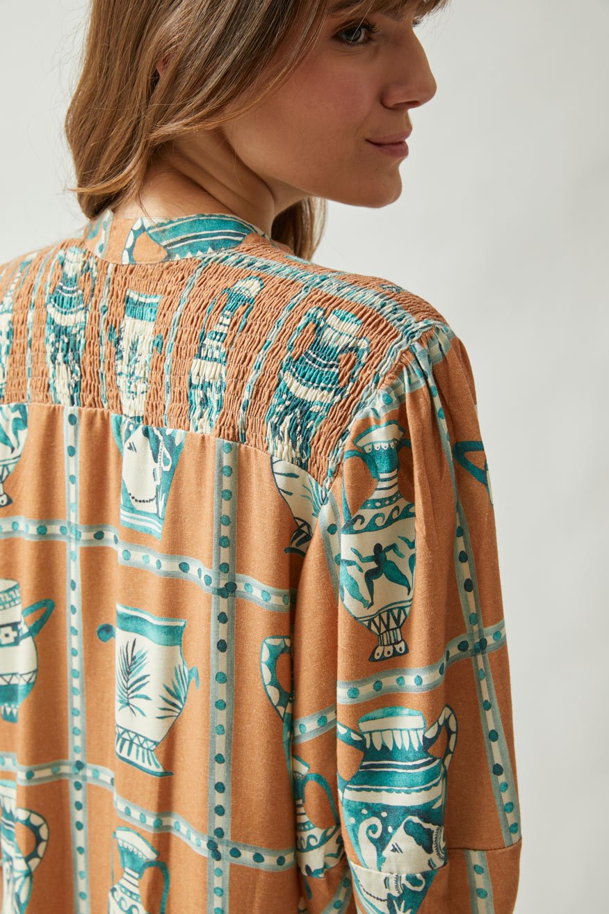 Vestido Ombro Lastex Amphora Quente