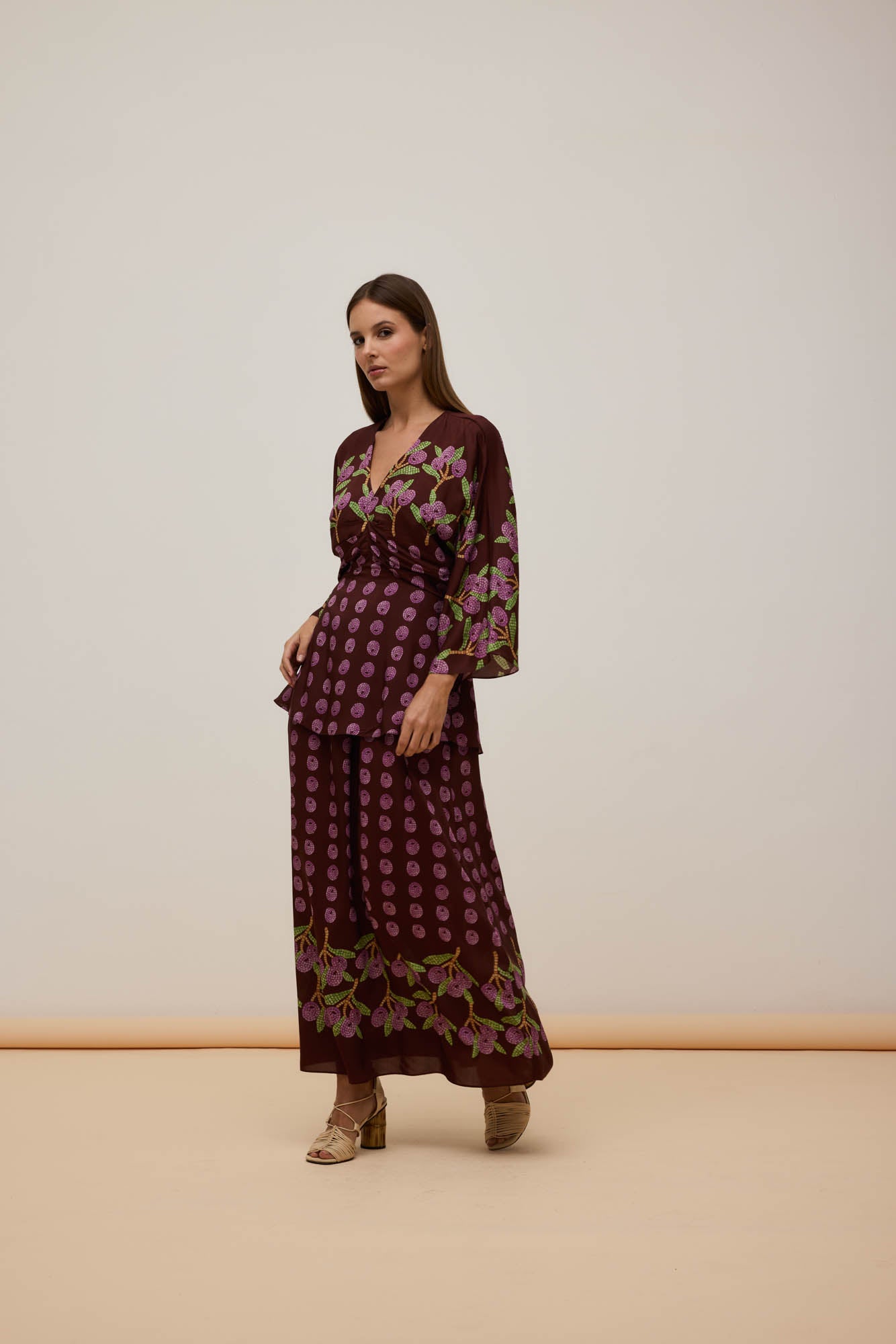 Vestido Pala Babado Oliva