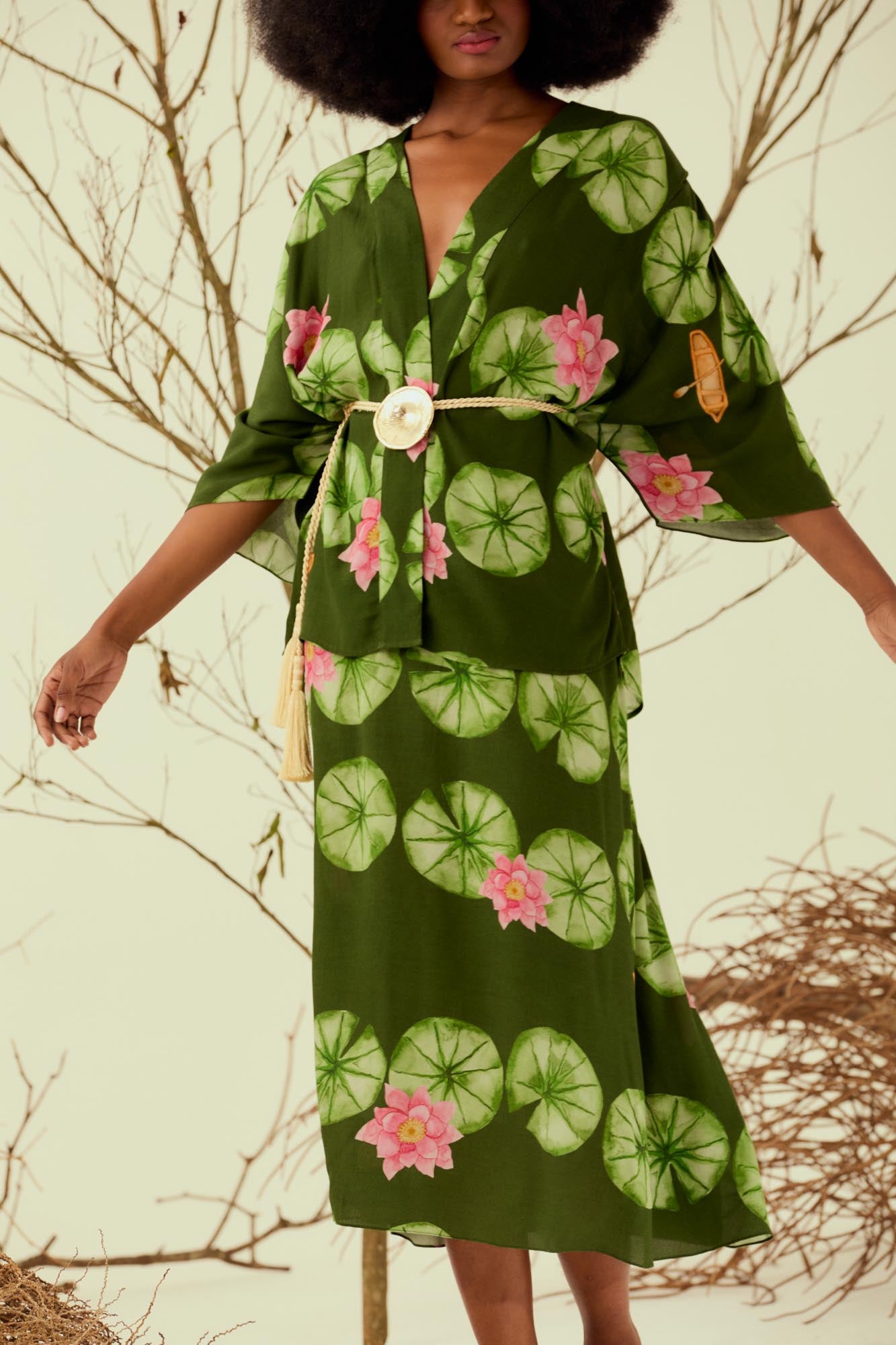 Victoria Regia Kimono