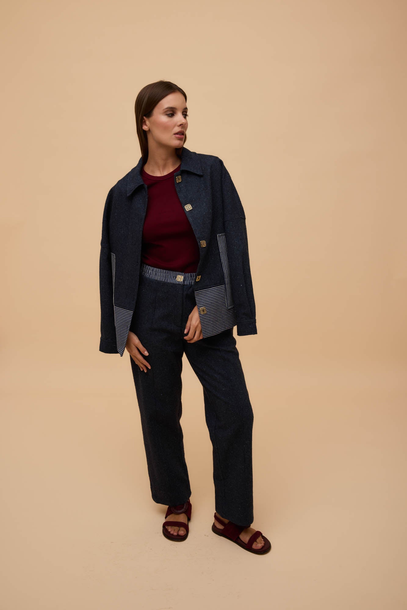 Jaqueta Algodão Jeans