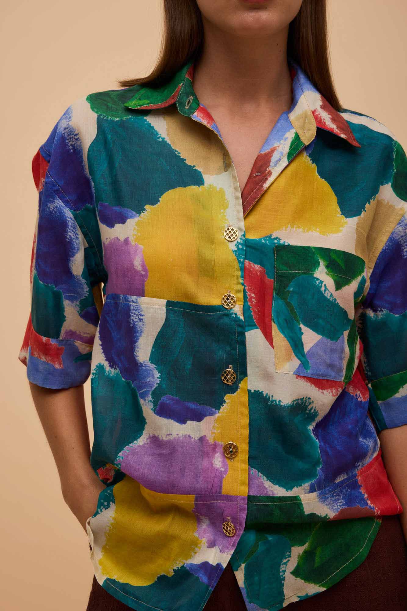 Camisa Seda Amor Origens