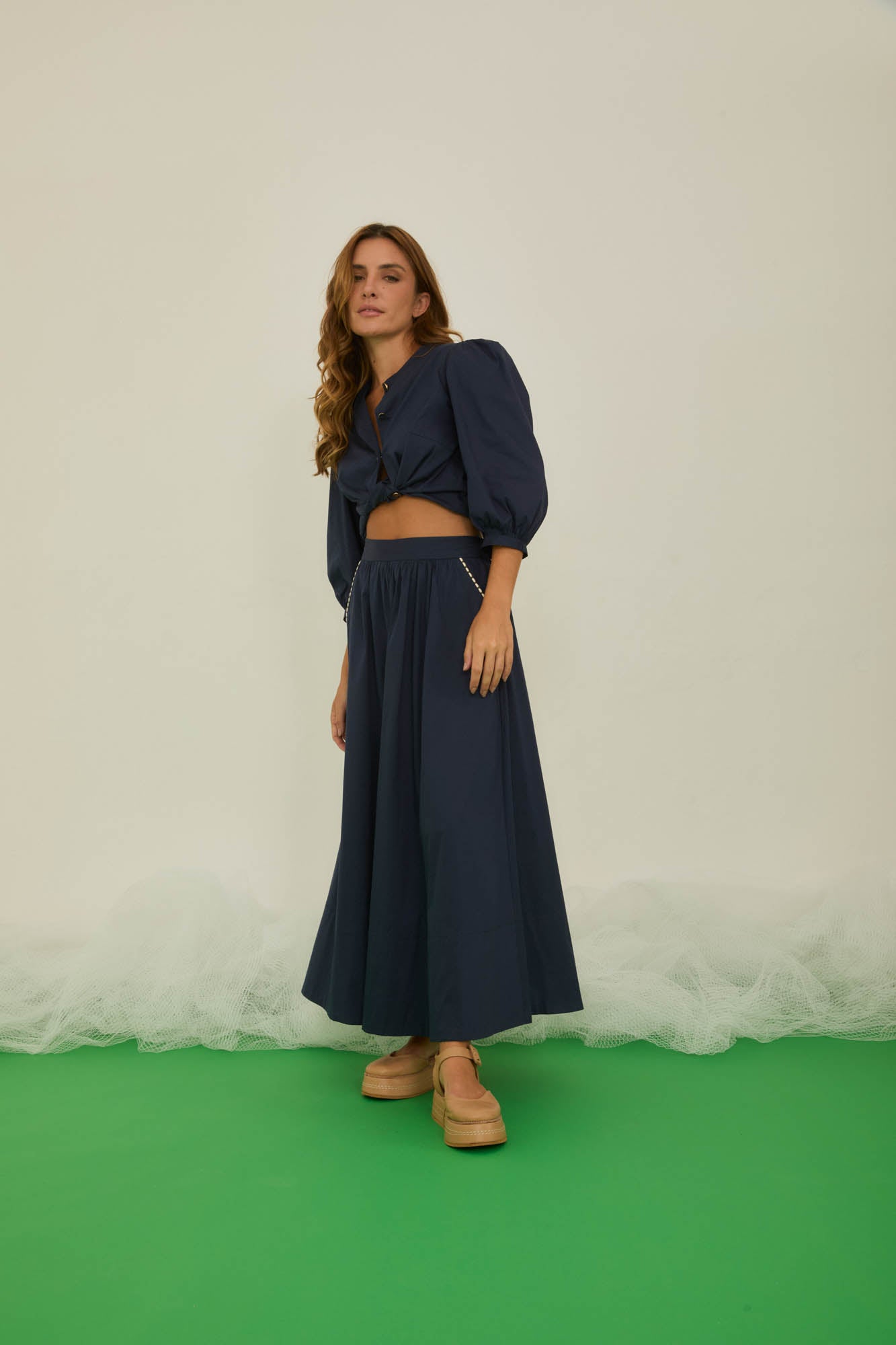 Deep Blue Skirt