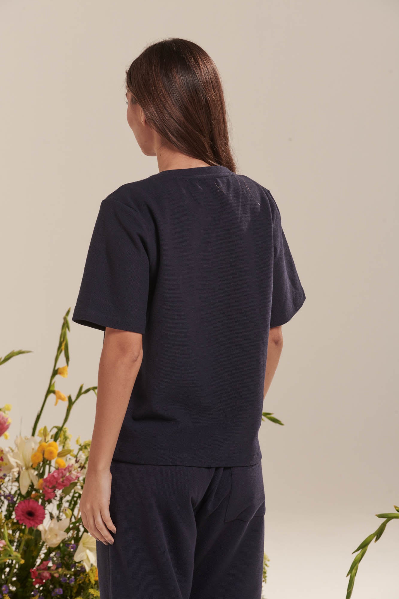 Pique Mesh T-Shirt