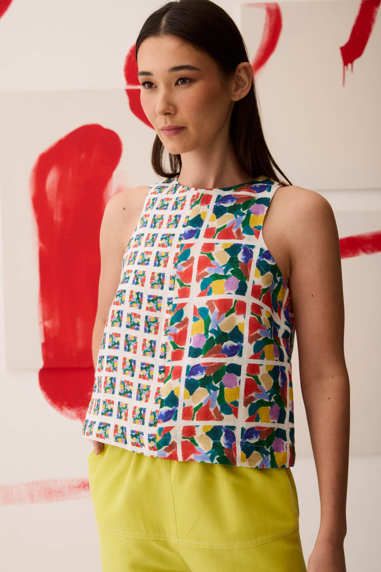 Half and Half Blouse