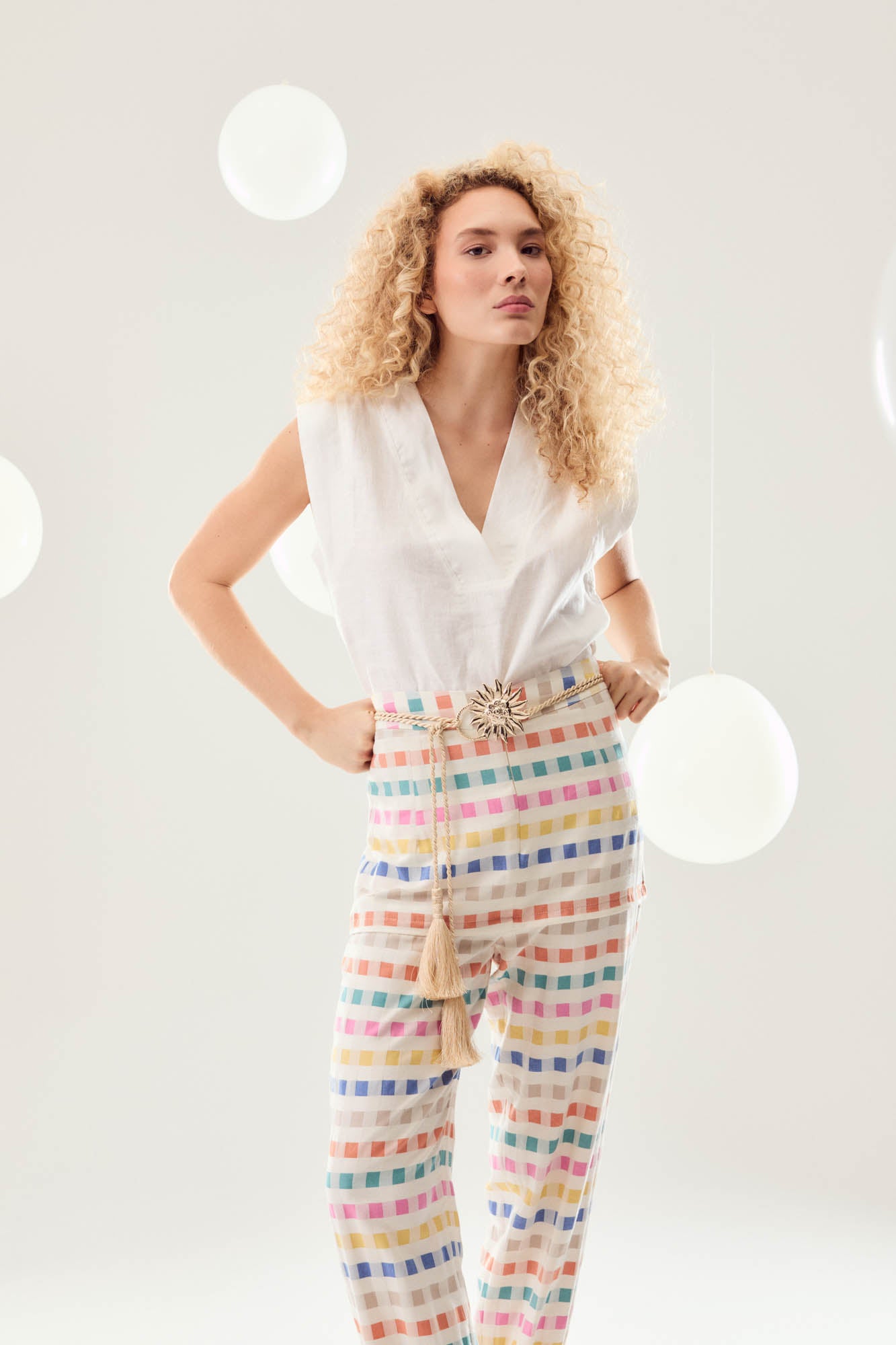 Astral Plaid Flap Pants