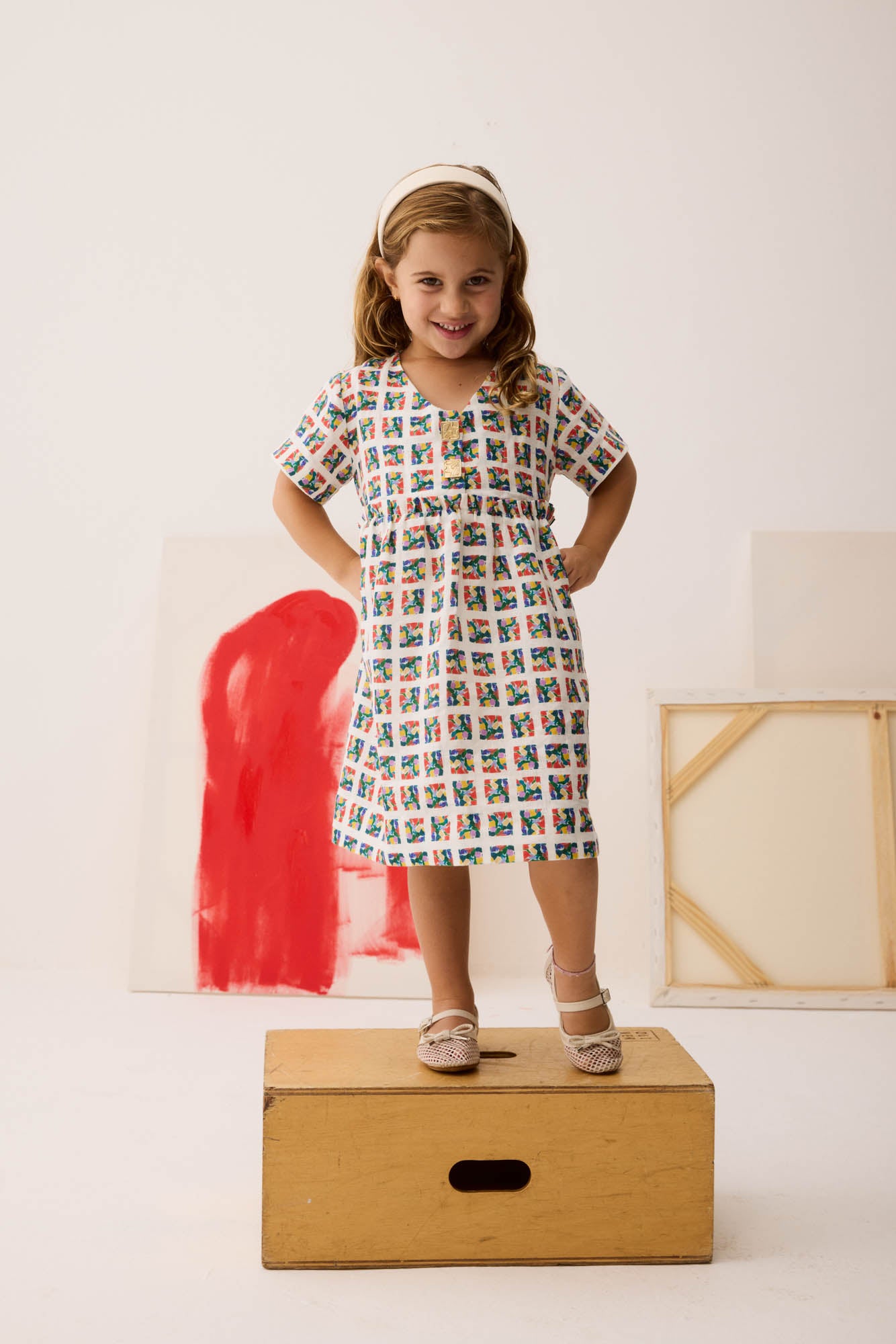 Kids Checkered Dress