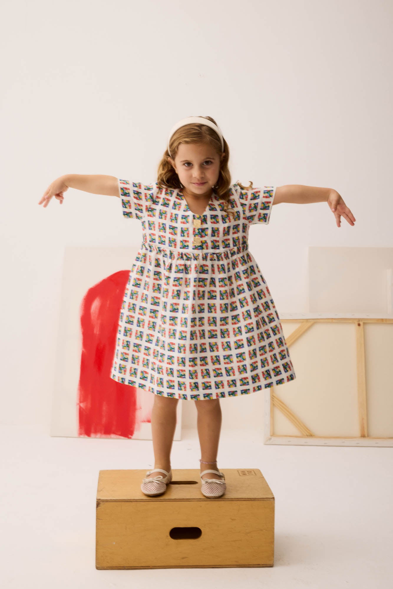 Kids Checkered Dress
