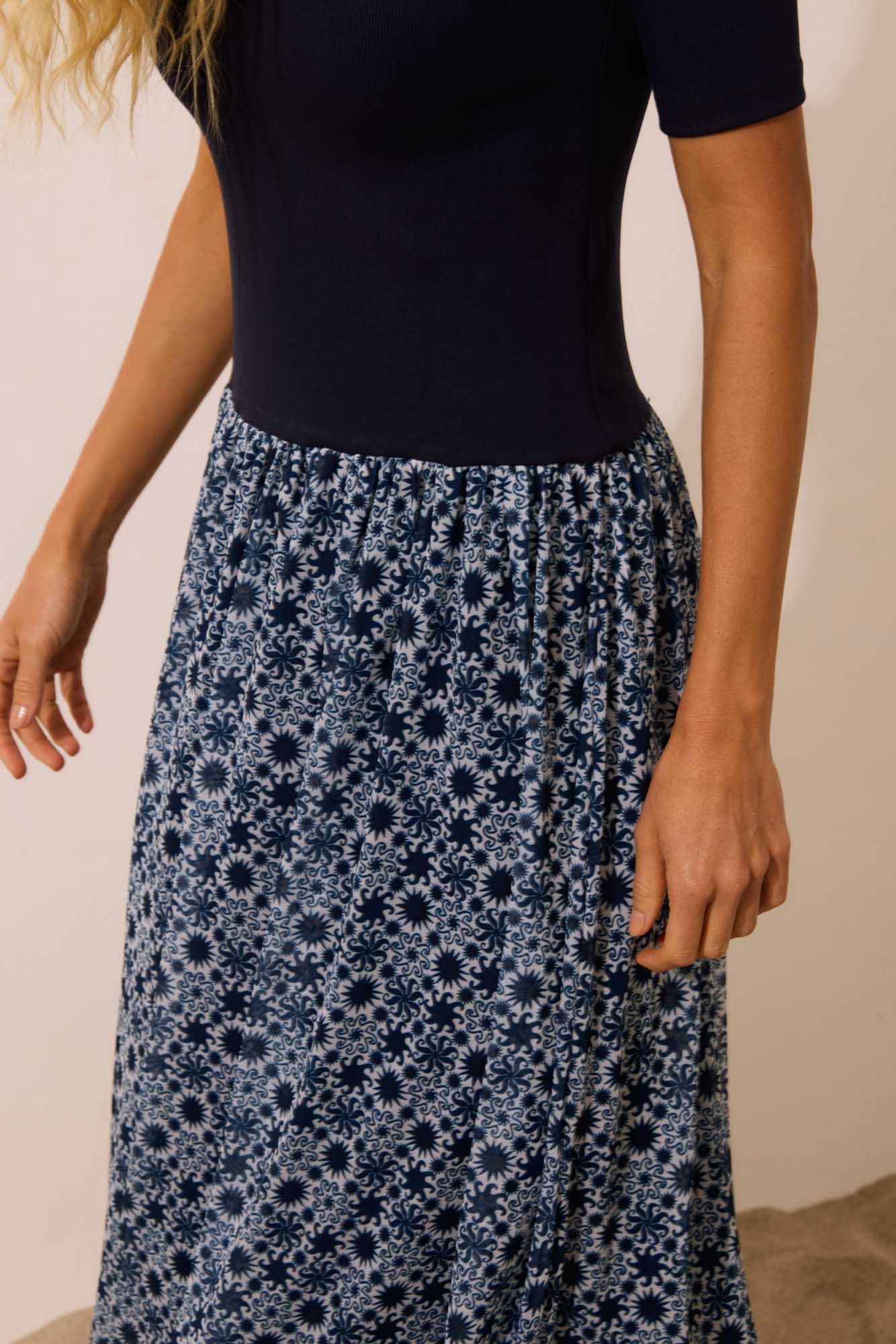 Vestido Mix Onda Solar