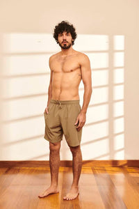 Short Elástico cacki