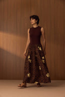 Vestido Mix Onça Floral