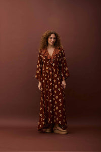 Vestido Decote V Funghi