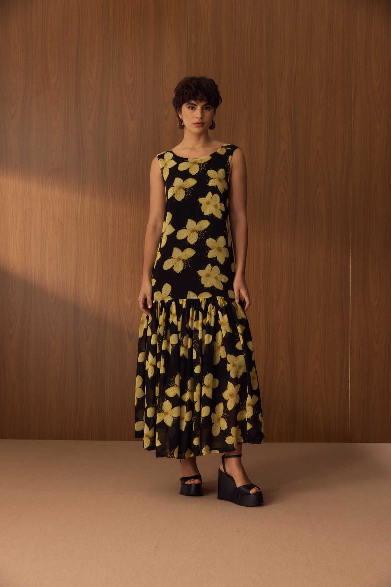 Vestido Babado Jabuticabeira