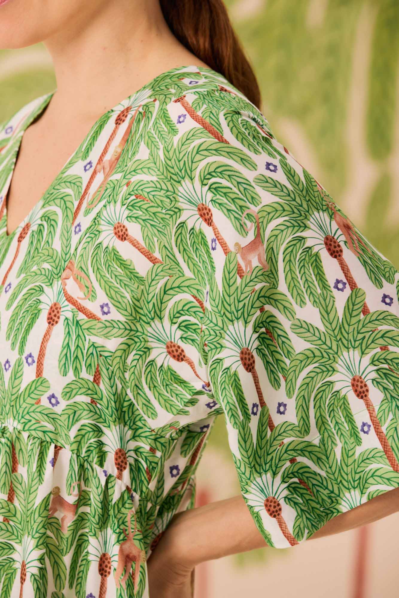 Vestido Decote V Coqueiral