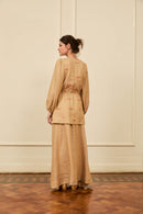 Vestido Bordado Palha