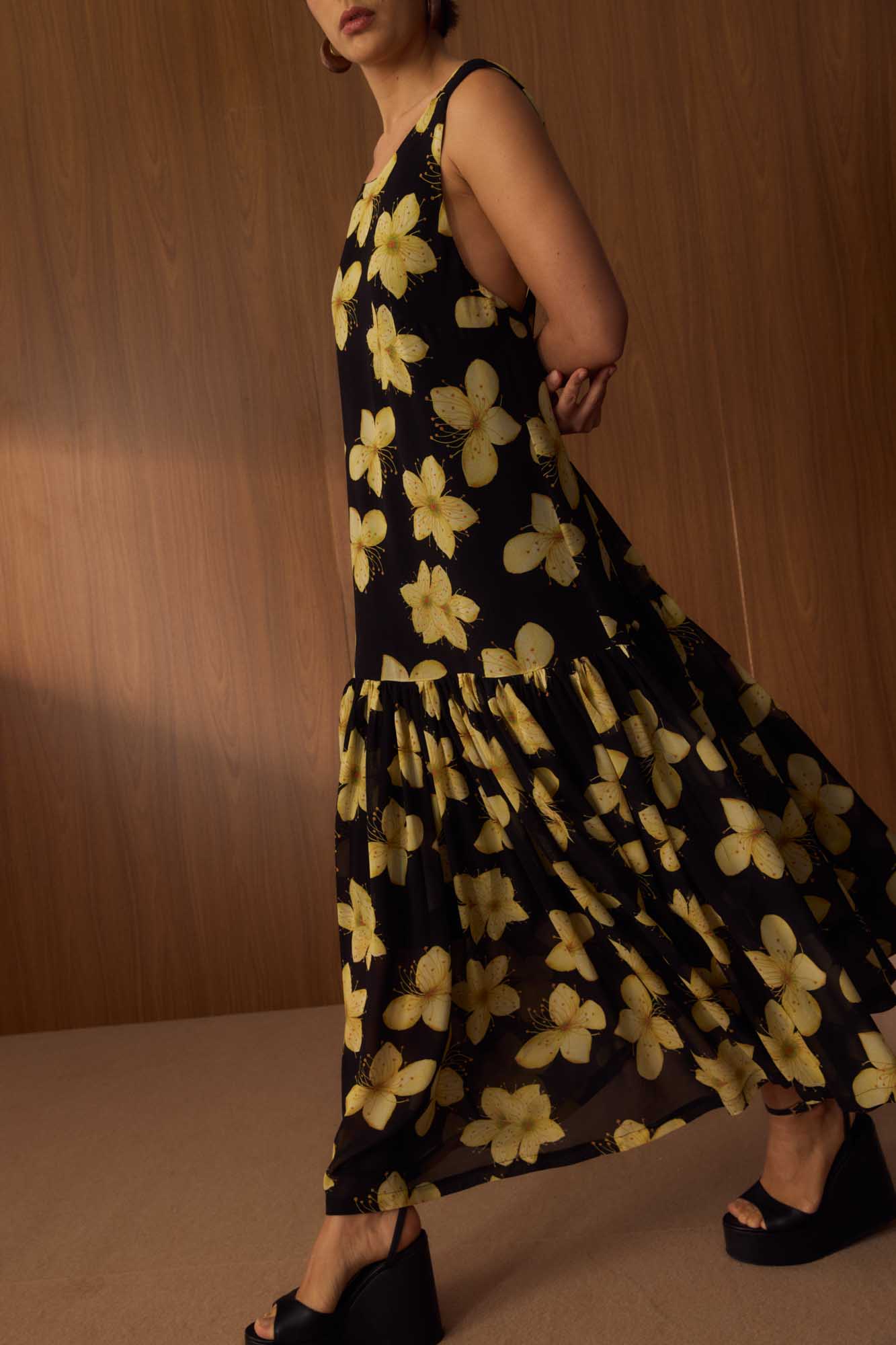 Vestido Babado Jabuticabeira