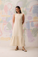 Vestido Botões Tela