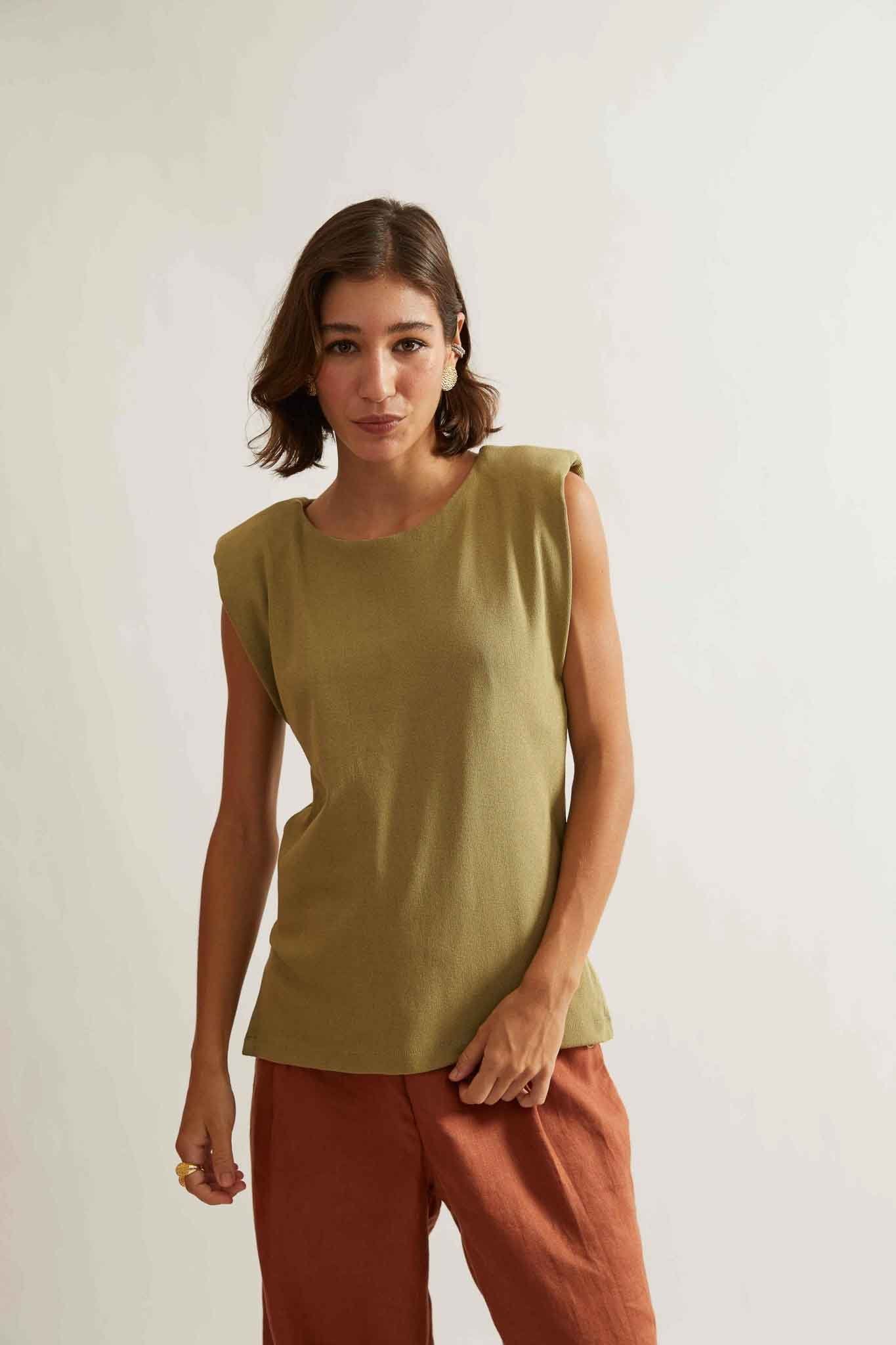 Muscle Tee Verde Jaca