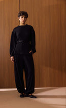 Blusa Cinto Comfy Preto