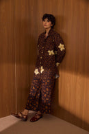 Camisa Maxi Onça Floral