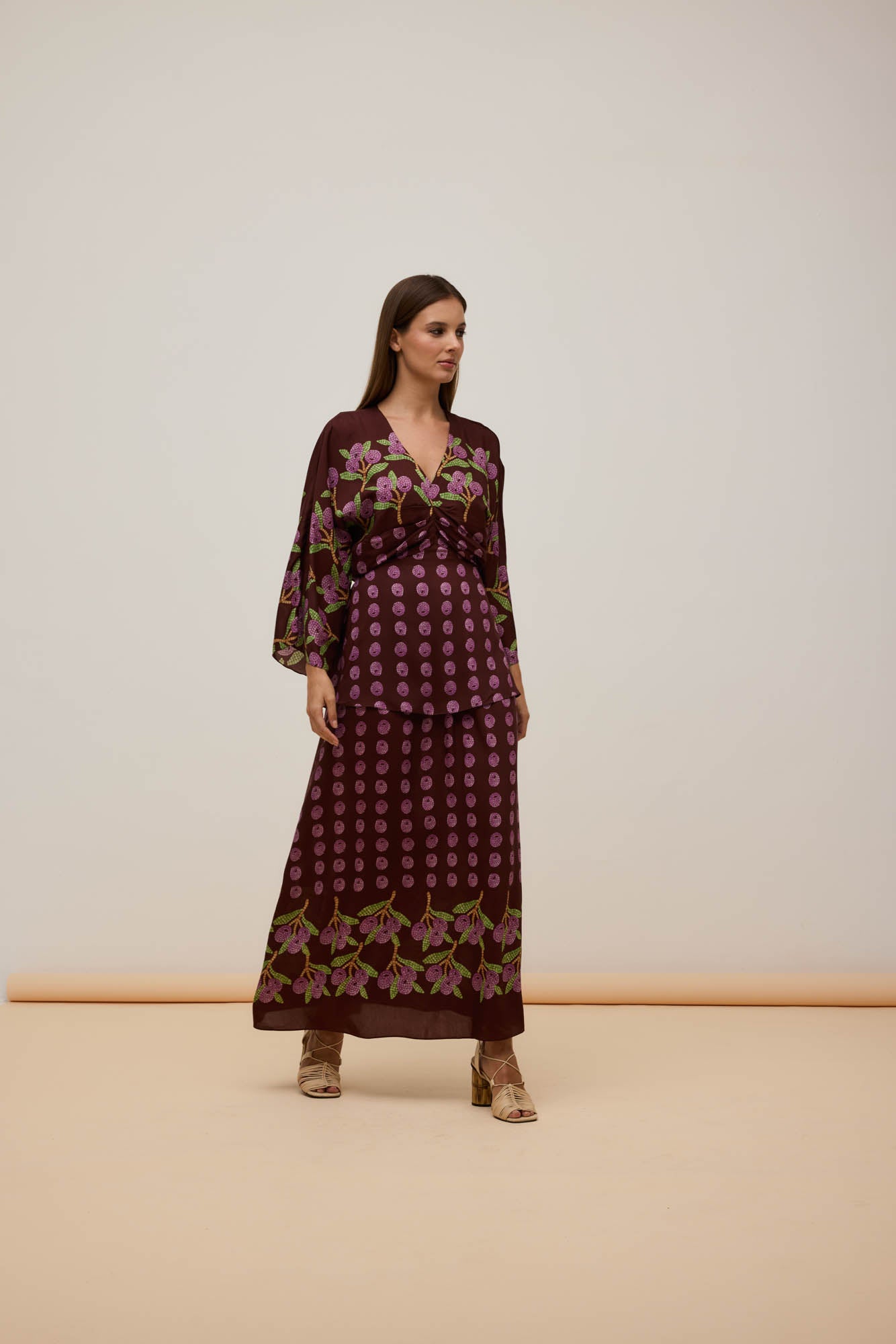 Vestido Pala Babado Oliva