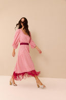Vestido Franja Mix Trançado