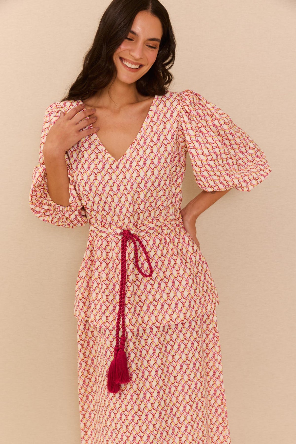 Vestido Saia Macramê