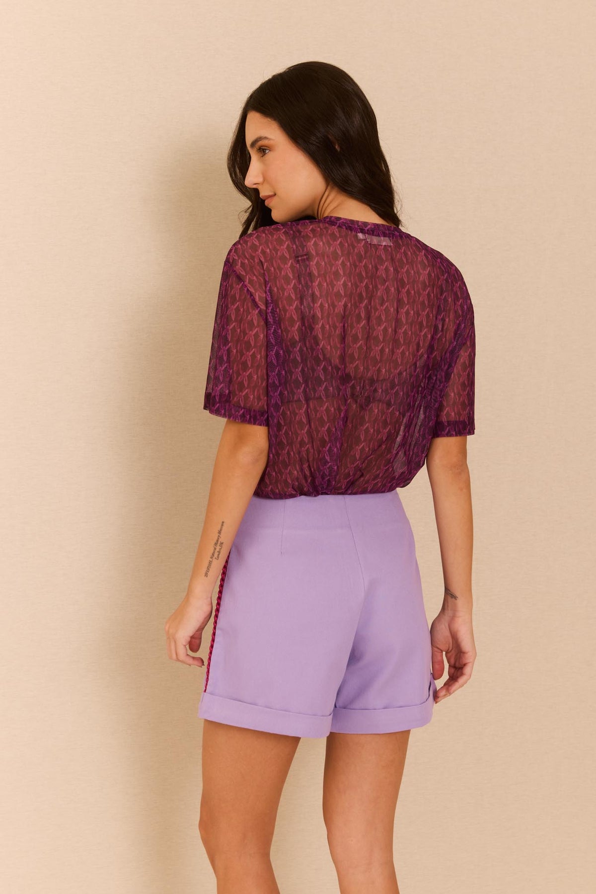 Short Sarja Lilás