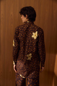Camisa Maxi Onça Floral