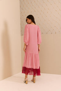 Vestido Franja Mix Trançado
