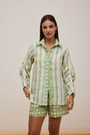 Camisa Manga Franzida Olimpo