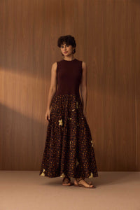 Vestido Mix Onça Floral