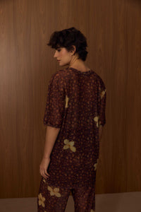 Tshirt Tule Onça Floral