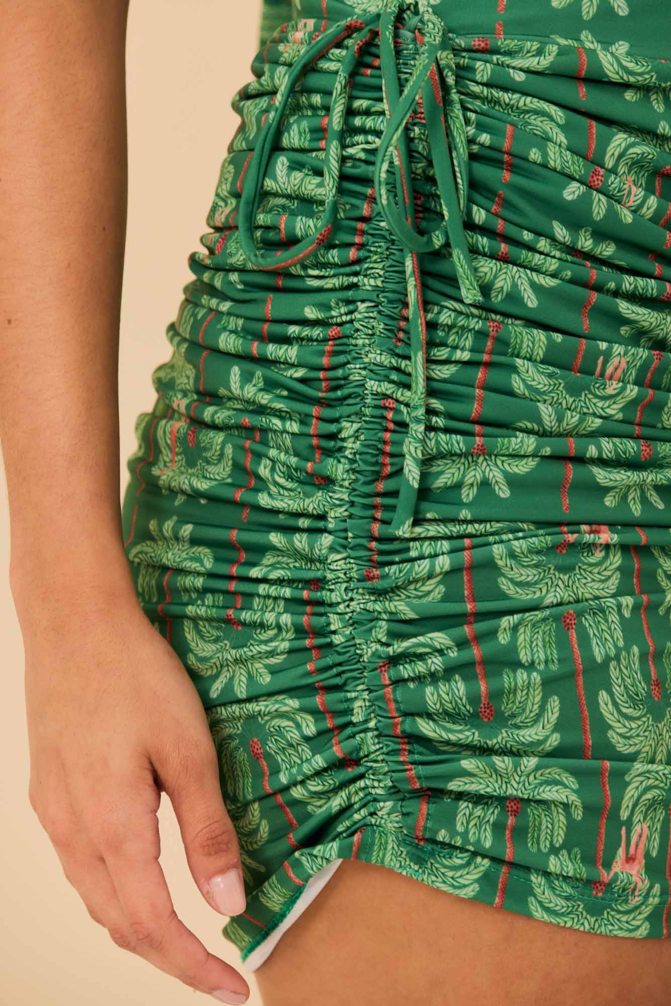 Saia Beachwear Coqueiral Verde