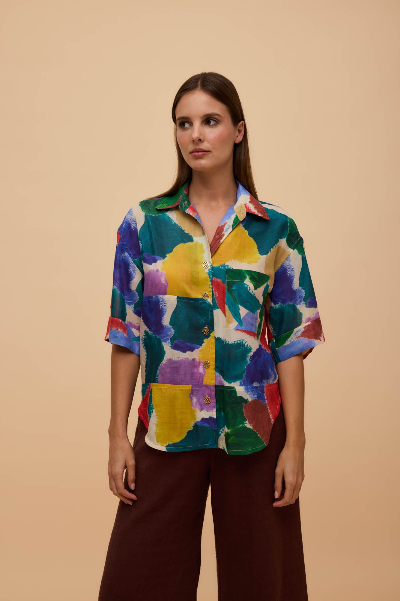 Camisa Seda Amor Origens