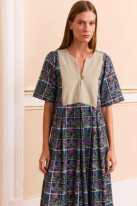 Vestido Pala Ponto Cruz