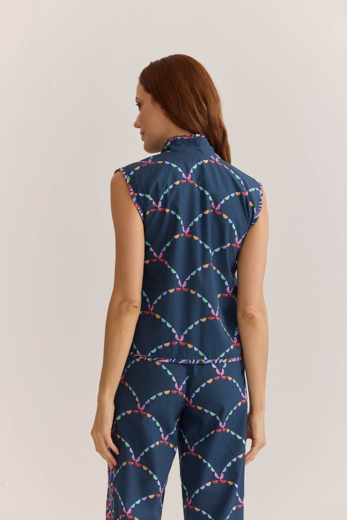Blusa Colete Art Déco