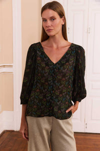 Blusa Jardim Noturno