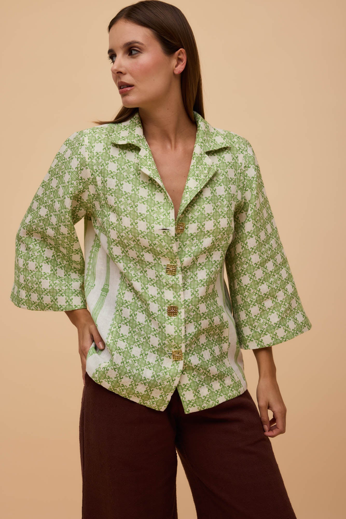 Camisa Maxi Manga Olimpo