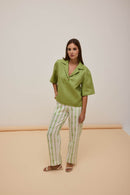 Blusa Gola Verde Oliveira