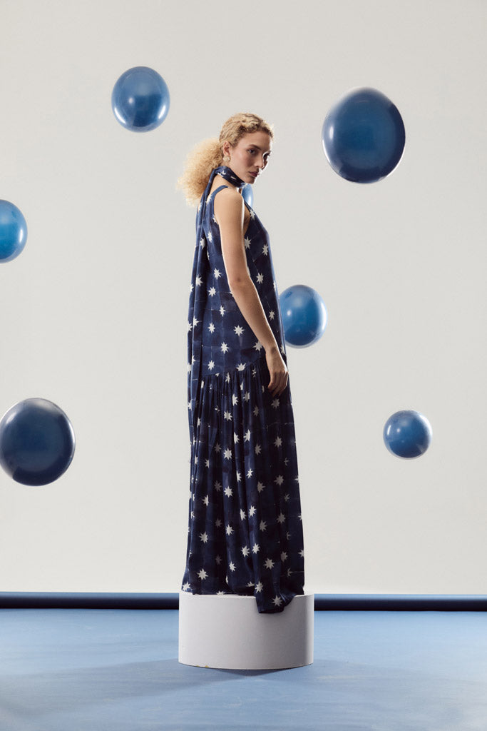S/M Stars Ruffle Dress 