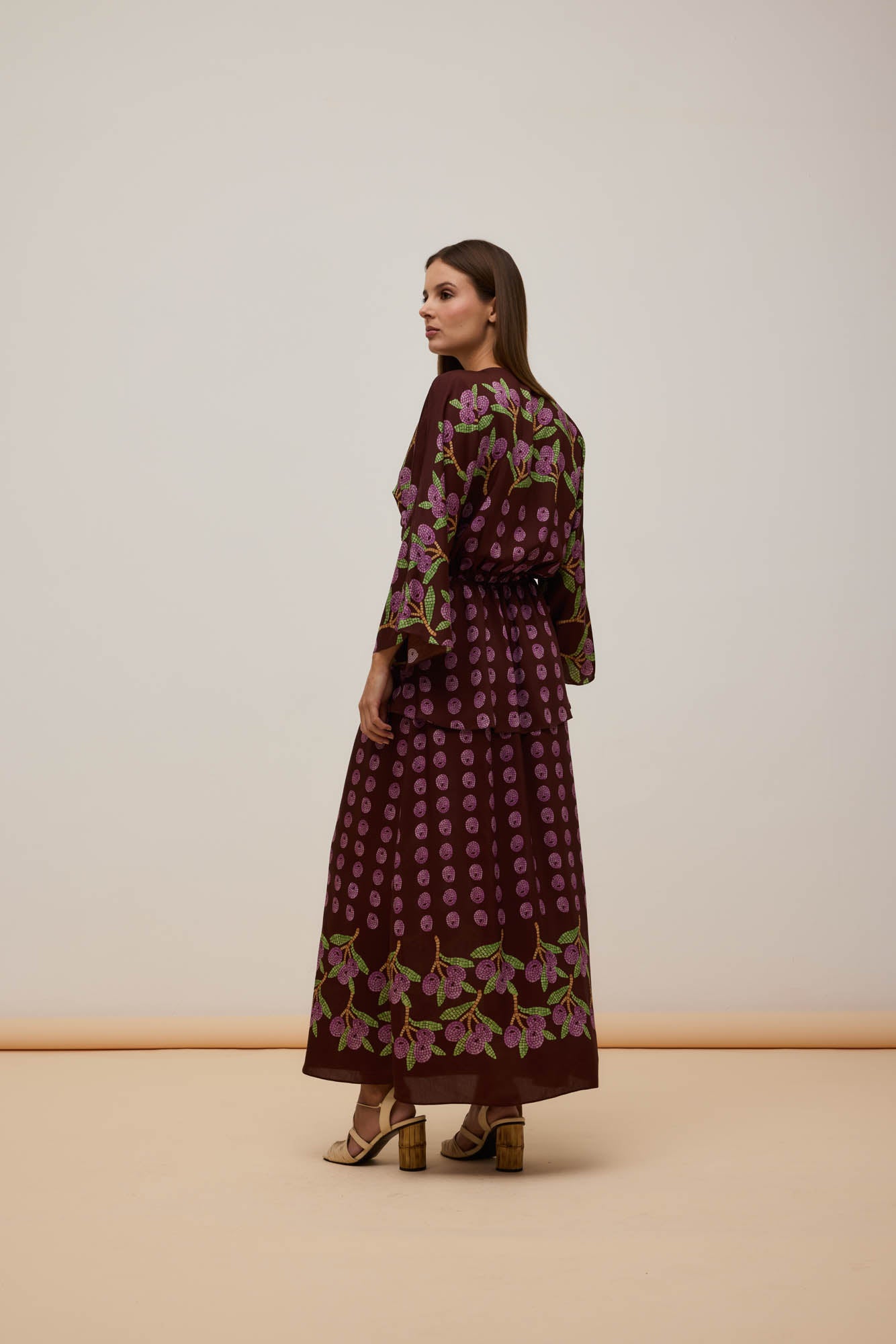 Vestido Pala Babado Oliva