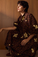 Vestido MG Bufante Onça Floral