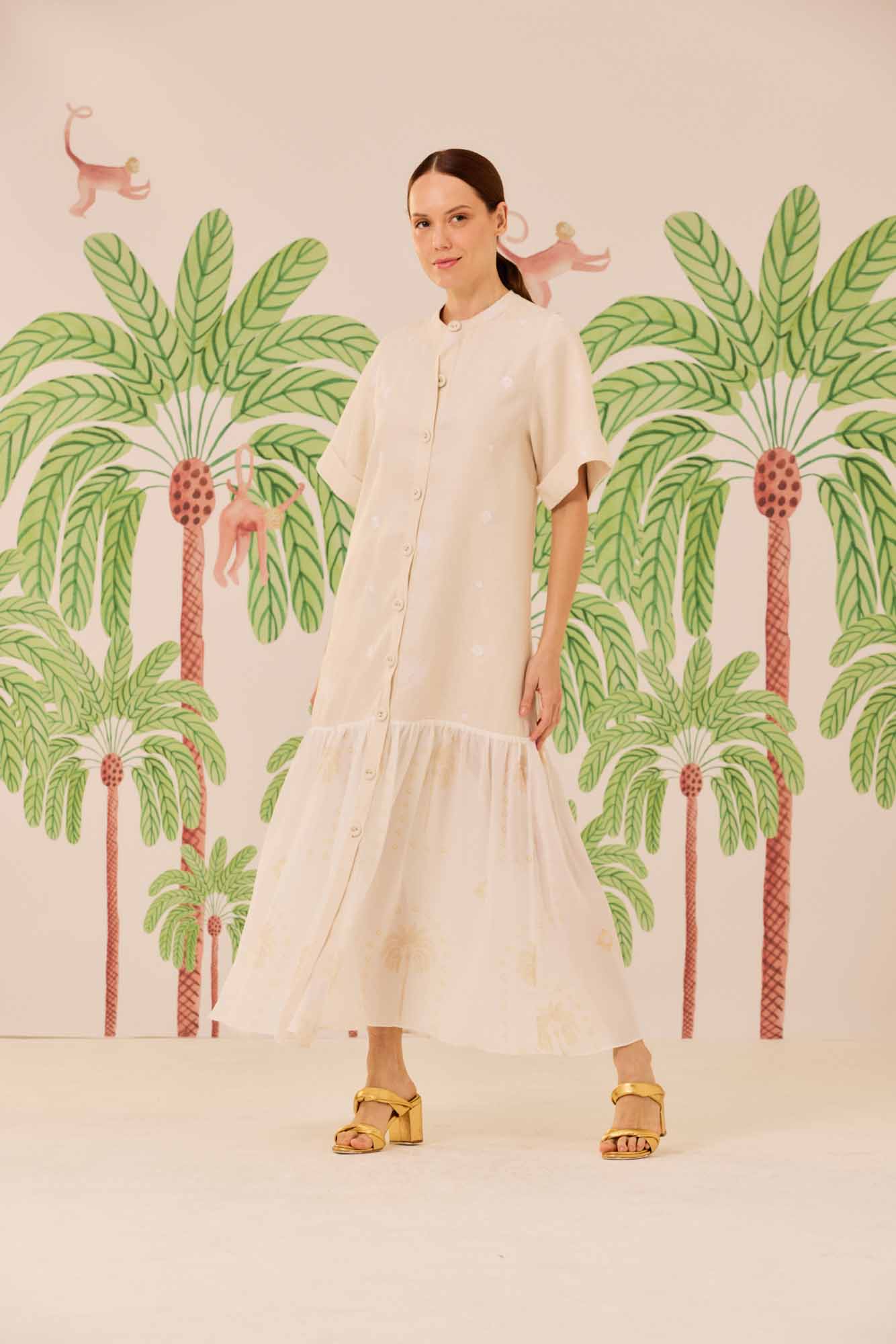 Vestido Saia Ampla Shanti