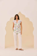 Blusa Colete Mix Índia