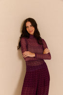 Blusa Tule Enlace