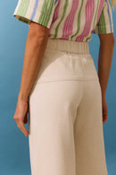 Calça Pantalona Areia