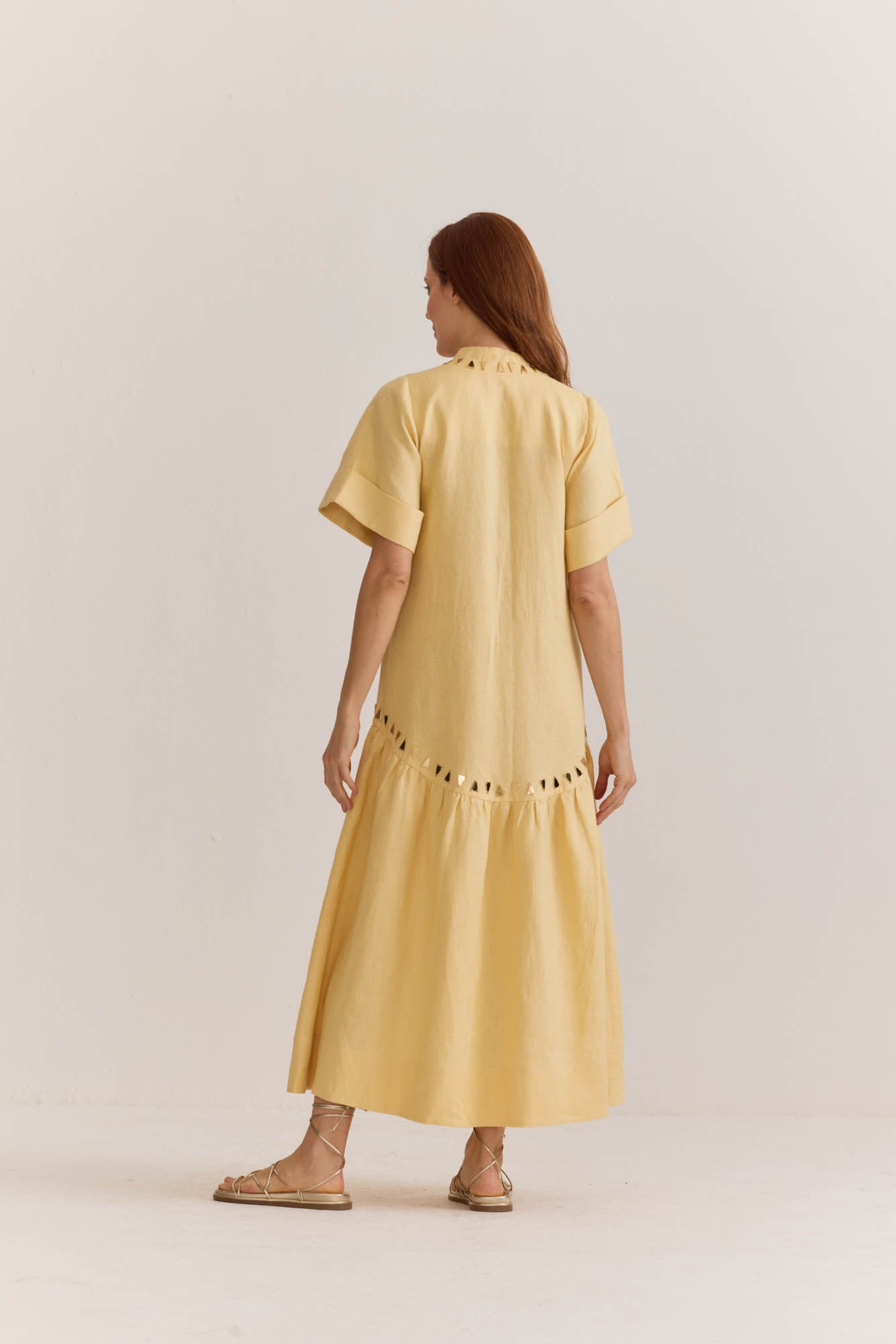Vestido Amarelo Champagne